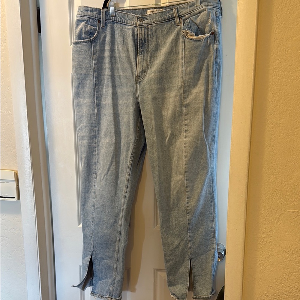 Curve love 90s straight ultra high rise jean